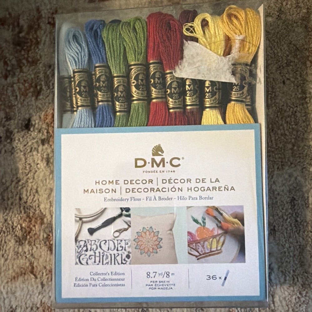 DMC Home Decor Set, 36 Skeins, Brand New, Collectors